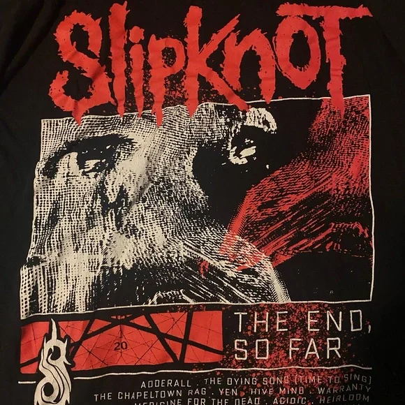 Black Slipknot “The end, so far” Graphic T-shirt - Picture 2 of 4